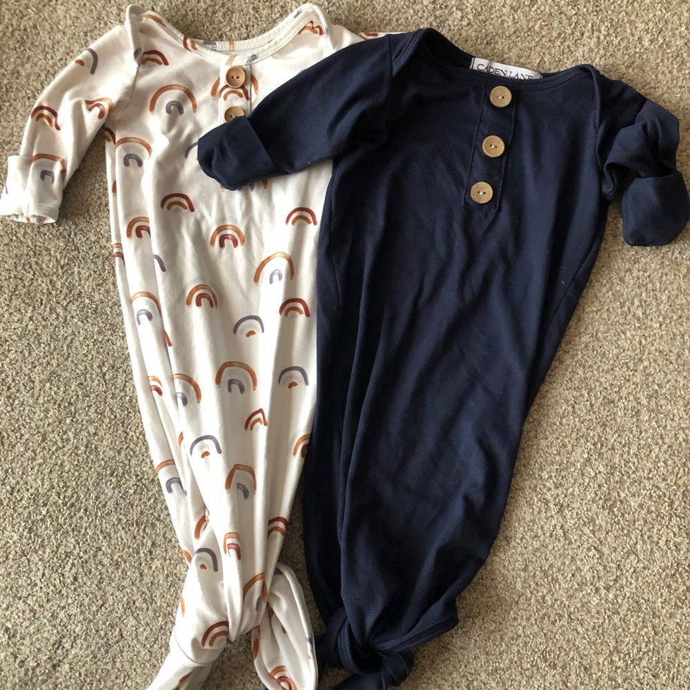 Two knotted gowns